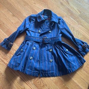 Polo Ralph Lauren trench coat size 4T. With belt